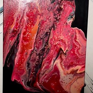 “Zombie Boots” My original art. Acrylic on stretched canvas!